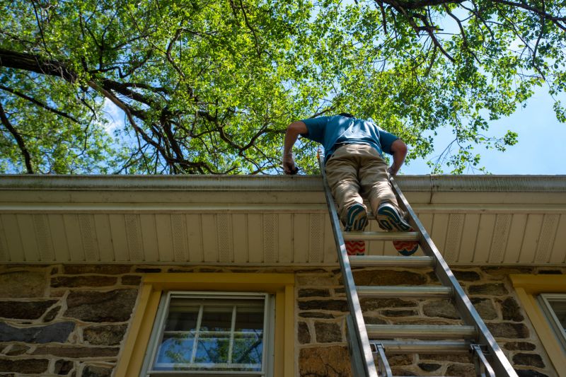 Gutter Heat Tape Installation